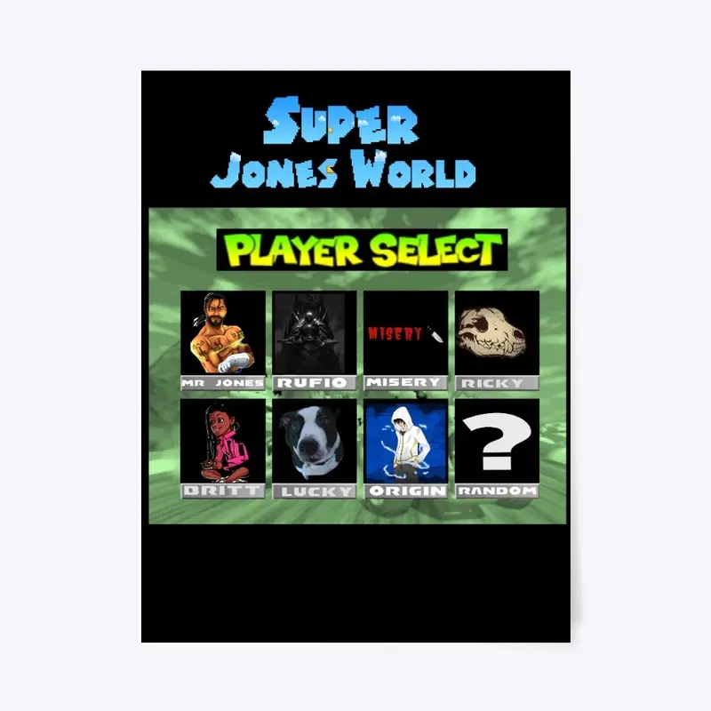 Super Jones World tee